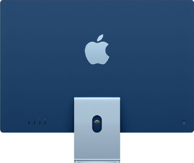 Apple iMac with 4.5K 24'' LED Retina All in One PC, M1 Chip, 8 Core CPU/8 Core GPU, 16GB RAM, 512GB SSD, Gigabit Ethernet, English Keyboard, Blue | Z12X000UT