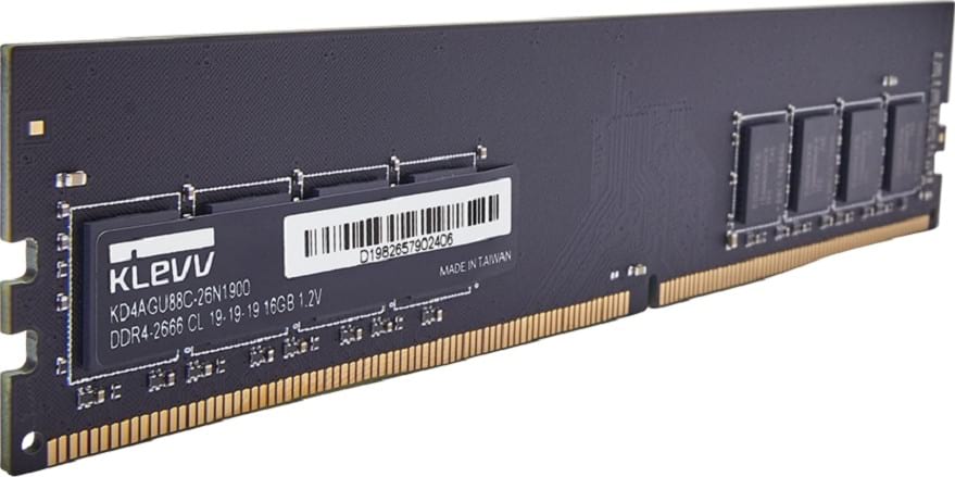 Klevv DDR4 U-Dimm 16GB 3200Mhz Desktop Memory, 288 Pin DDR4 Unbuffered DIMM1.2V, CL 22-22-22-51 | KD4AGU880-32N220A