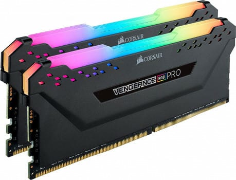 CORSAIR VENGEANCE RGB PRO 16GB (2x8GB) DDR4 3200MHz C16 LED Desktop Memory - Black | CMW16GX4M2E3200C16-TUF
