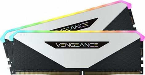 Corsair Vengeance RGB RT WHITE 16GB (2 x 8GB) 288-Pin DDR4 Desktop Memory, SDRAM, DDR4 3200, (PC4 25600), AMD Optimized | CMN16GX4M2Z3200C16W