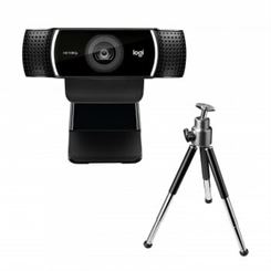 Logitech C922 Pro Stream Full HD Webcam with Mic - Black | 	960-001088 | 960-001089 / 960-001087