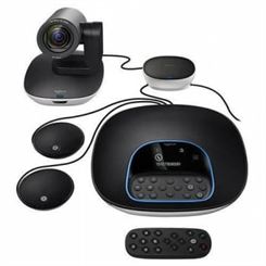 Logitech Group Video Conferencing Bundle With Expansion Mics For Big Meeting Rooms