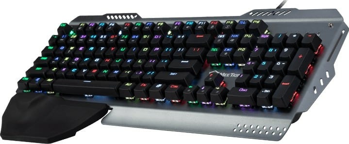 Meetion Full Key Anti-Ghosting Metal Mechanical Keyboard MK20 - Grey | MT-MK20-GREY