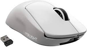 Logitech G PRO X Superlight Wireless Gaming Mouse, White | 910-00