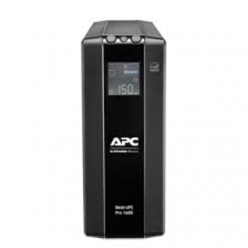 APC BR1600MI 1600VA Back-UPS Pro, 8 Outlets, AVR, LCD Interface, 960 Watts - 1.6kVA, Line interactive Topology, 16 Hour Recharge Time, USB Port, 176 - 294V | BR1600MI