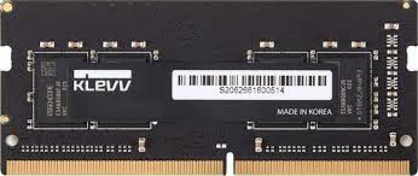 KLEVV Hynix Chips 8GB (1 x 8GB) DDR4 SODIMM PC4-25600 3200MHz CL22 Non-ECC 260-Pin Laptop RAM Memory | KD48GS881-32N220A
