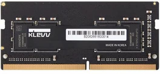 KLEVV Hynix Chips 16GB (1 x 16GB) DDR4 SODIMM PC4-21300 2666MHz CL19 Non-ECC 260 Pin Laptop Notebook Ram Memory | KD4AGSA8M-26N1900