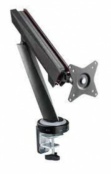 Twisted Minds Single Monitor Arm, Spring-Assisted Mechanism, Detachable Vesa Plate Design, 2 Multi Media Ports, Black | TM-39-C06U