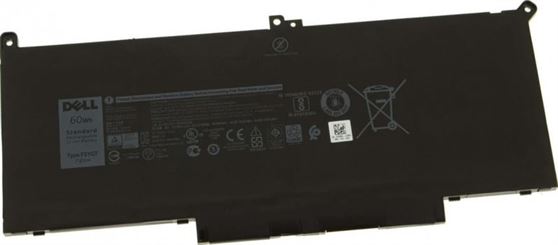 Dell Battery 60WH Type F3YGT For Dell Latitude 7480 / 7490 Laptop Service Tag: JXR9PH2