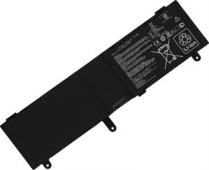 Radex High Grade Compatible Laptop Battery, For Asus N550 / N550JA / N550JV / N550J Etc. Series, 15 Volts, Black | C41N550