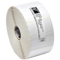 Zebra 3100T Original Polye Gloss Paper Roll, Custom Label 38.1x19.0,  Thermal Transfer, 6835 Labels Per Roll | 3012612