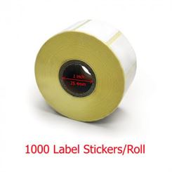 Oscar Sticker Label 38x25 mm For Barcode Label Printer, Direct Thermal & Thermal Transfer, 1000 Labels per Roll, Detail Size 38.1 x 25.4 mm,1 Inch Core (60 Rolls) | MLBOTH26160NW60