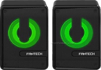 Fantech GS203 Beat Mobile Gaming & Music Speaker, Portable USB2.0, Bass Resonance Membrane, 45mm Driver Unit, RGB Illumination, Black | GS203 Beat