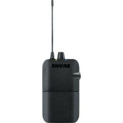 Shure PSM 300 Bodypack Receiver, Stereo Mode Enables, Mix Mode Technology, 24 Bit Digital Audio, 90 Meter of Range, 7 Hours of Continuous Operation, Slim, Black | P3R=-K3E