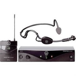 AKG Perception Wireless 45 Sports Set Band-C3 High-Performance Wireless Microphone System - Black | 3248X00060