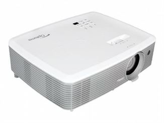 Optoma W400+ 4000ANSI Lumens White Desktop Projector, DLP WXGA (1280x800), Aspect Ratio 16:10, Grey | 95.78L01GC0E