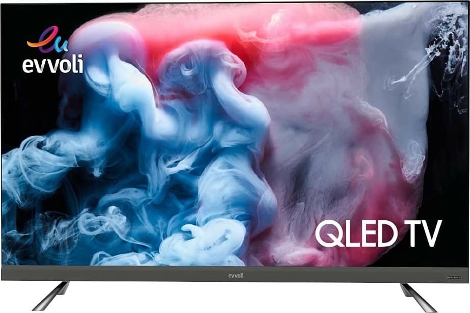 Evvoli 65 Inch 4K QLED Android Smart TV, 60 Hz Refresh Rate, 16:9 Aspect Ratio, 6.5ms Response Time, 3840&times;2160 Resolution, Black | 65EV350QA