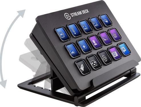 Elgato Stream Deck, Gaming Capture Streaming Tools, Live Content Creation Controller | 10GAA9901