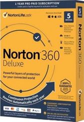 Norton 360 Deluxe I Digital Download I 5 Devices