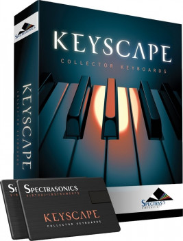 Spectrasonics Keyscape Collector Keyboards (Boxed) Virtual Keyboard Instrument Plug-in with 500+ Keyboard Sounds - Mac/PC AAX, VST, AU | 3KSCP