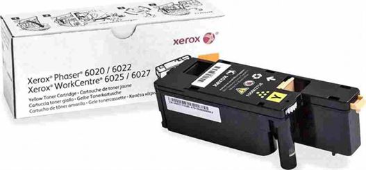 Xerox Yellow Toner Cartridge for Phaser 6020, 6020VBI, 6022, WorkCentre 6025, 6027 | 106R02758