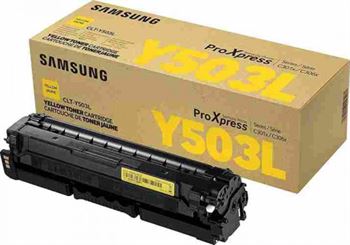 Samsung CLT-Y503L High Yield Yellow Toner Cartridge | SU493A