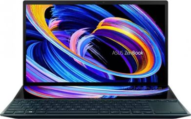Asus ZenBook Duo 14 UX482EG i7 11th Gen, 16GB, 1TB SSD, 14 FHD Touch, 12.6 Screen Pad, 2GB Graphics, Win 10, Celestial Blue