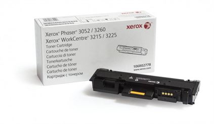 Xerox Toner Cartridge Black, Phaser 3052, 3260, WorkCentre 3215, 3225 | 106R02778