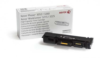 XEROX Black, High Capacity Toner Cartridge, Phaser 3260/WorkCentre 3215/3225 (3,000 Pages) | 106R02777