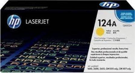 HP 124A Color LaserJet Yellow Print Cartridge | Q6002A