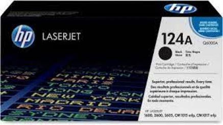 HP 124A Color Black LaserJet Toner Cartridge | Q6000A