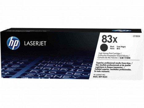 HP 83X High Yield Black Original LaserJet Toner Cartridge | CF283X