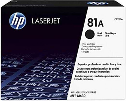 HP 81A Black Original LaserJet Toner Cartridge| CF281A