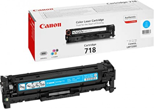 Canon Toner Cartridge, Cyan EP-718C