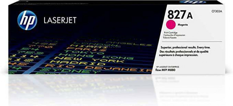 HP 827A Magenta LaserJet Toner  Cartridge | CF303A