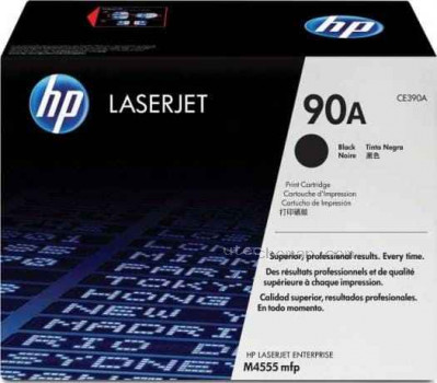 HP 90A Black LaserJet Toner Cartridge | CE390A