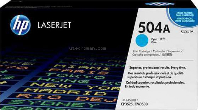 HP 504a Cyan laset Toner