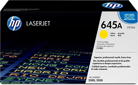 HP 645A Yellow Toner Cartridge | C9732A