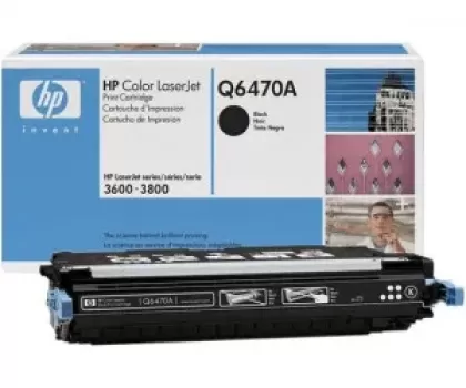 HP Color LaserJet Black Print Cartridge | Q6470A