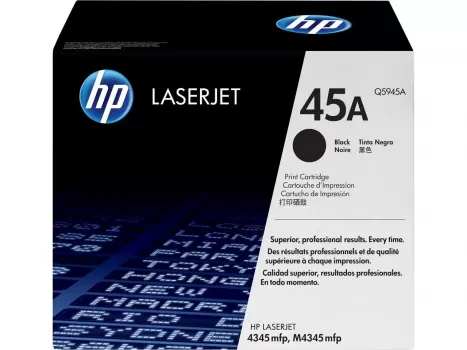 HP 45A Black LaserJet Toner Cartridge | Q5945A