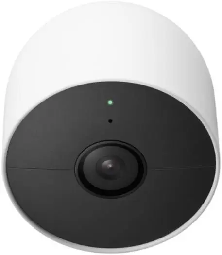 Google Nest Camera, Indoor And Outdoor, Battery, 1080p Resolution at 30 fps, Wi-Fi Enabled, 130&deg; Diagonal Field of View, IP54 Waterproof, 3 Pack, White | GA02077US