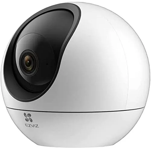 Ezviz C6 2K+ 4MP Smart Home Wifi Camera, Panoramic View, 4mm Lens, Supports 2.4 / 5 GHz Dual-Band Wi-Fi, Privacy Shutter, Waving-Hand Recognition & Control, White / Black | CS-C6-A0-8C4WF