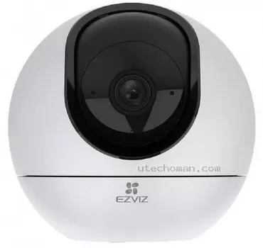 Ezviz C6 2K+ 4MP Smart Home Wifi Camera, Panoramic View, 4mm Lens, Supports 2.4 / 5 GHz Dual-Band Wi-Fi, Privacy Shutter, Waving-Hand Recognition & Control, White / Black | CS-C6-A0-8C4WF