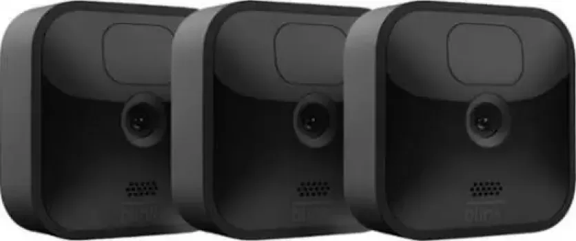 Blink 3rd Generation Outdoor Wireless Security Camera (Battery) 3 Camera Kit - Black