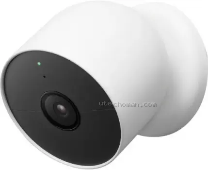 Google Nest Cam, 1920 x 1080 Resolution at 30 fps Indoor/outdoor Camera, 130° Diagonal Field View, 20' of Night Vision, Motion Detection IP54-Rated Dust & Water Protection, White | GA01317-US