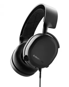 SteelSeries Arctis 3 (2019 Edition) All-Platform Gaming Headset for PC, PlayStation 4, Xbox One, Nintendo Switch, VR, Android, and iOS - Black | 61503