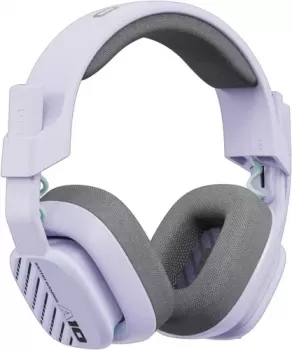 Astro A10 Gen 2 Over Ear Gaming Headset, 32mm Dynamic Drivers, Integrated Microphone, 20-20000Hz Frequency Response, Sensitivity 102dB SPL, Detachable 3.5mm Cable, Lilac | 939-002078
