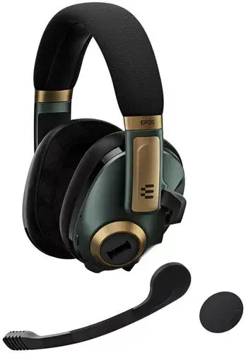 Epos H3PRO Hybrid Wireless Closed Acoustic Gaming Headset, with Bluetooth & ANC, Cutting-edge Wireless Performance, Detachable Boom Arm, Smart Button Audio Mixing, Green | 3 PRO Hybrid - Green