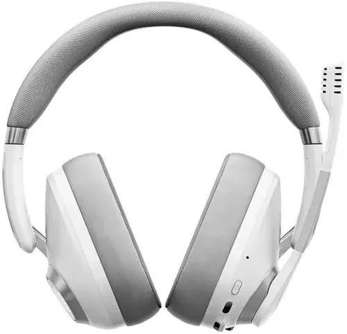 Epos H3PRO Hybrid Wireless Closed Acoustic Gaming Headset, with Bluetooth & ANC, Cutting-edge Wireless Performance, Detachable Boom Arm, Smart Button Audio Mixing, White | H3 PRO Hybrid - White