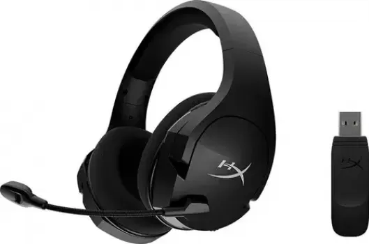 HyperX Cloud Stinger Core Wireless Gaming Headset, 40mm Driver, Noise Cancelling Microphone, Lightweight Comfort, Compatible with PC, Up To 17 Hours Battery Life, Black | HHSS1C-BA-BK/G